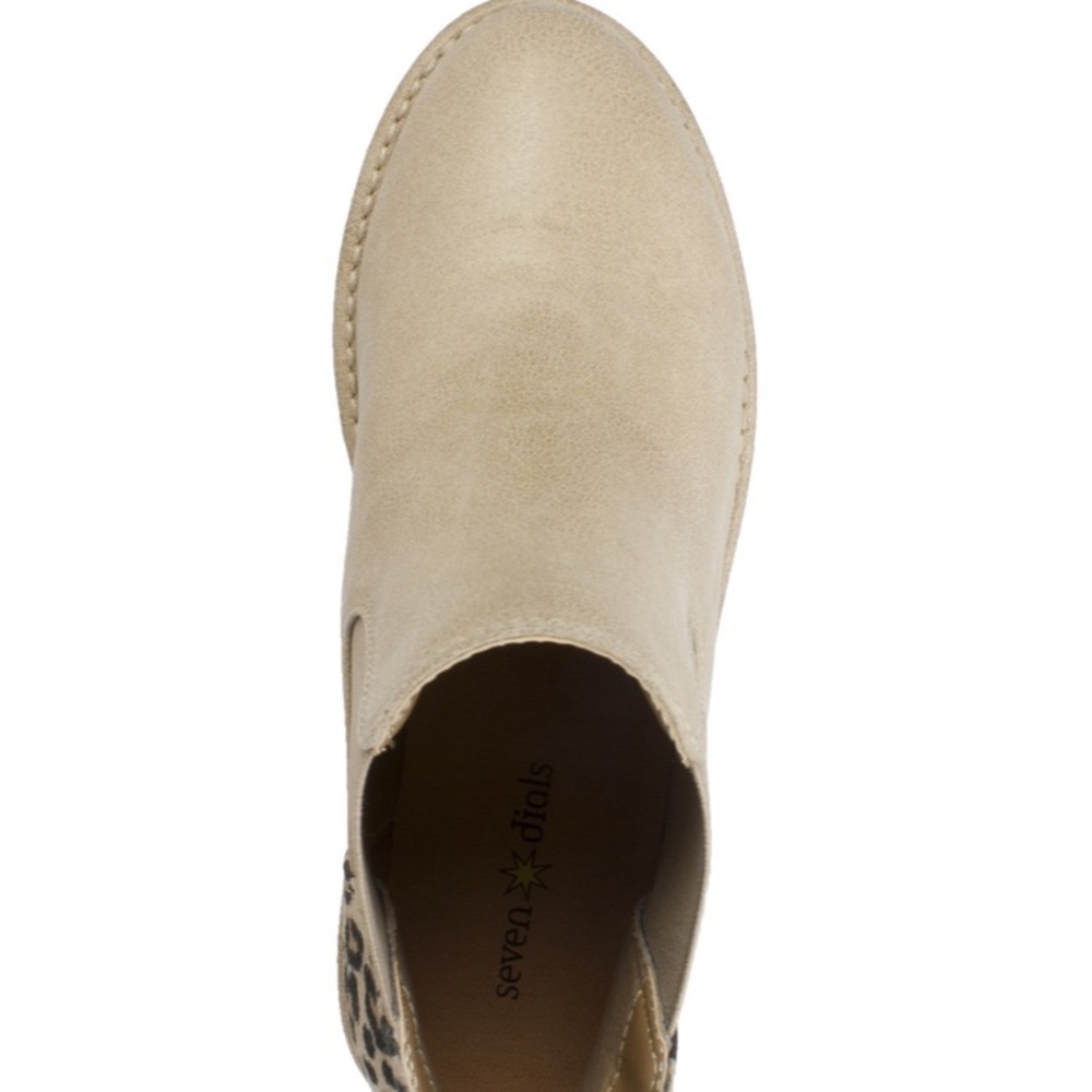 NEW!❤️ Seven Dials  Natural Leopard Booties - Picture 4 of 6